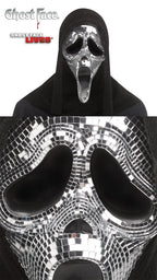 Fun World Scream Ghost Face Disco Mirror Character Costume Mask
