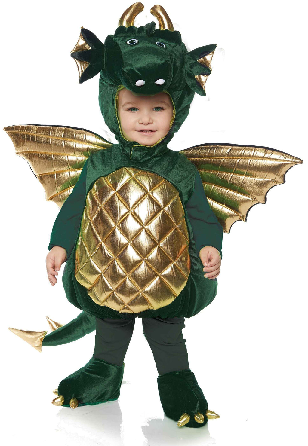 Baby Dragon Green Infant Costume Size Toddler 2T-4T