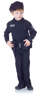 Policeman Child Cop Costume Size Medium 8-10