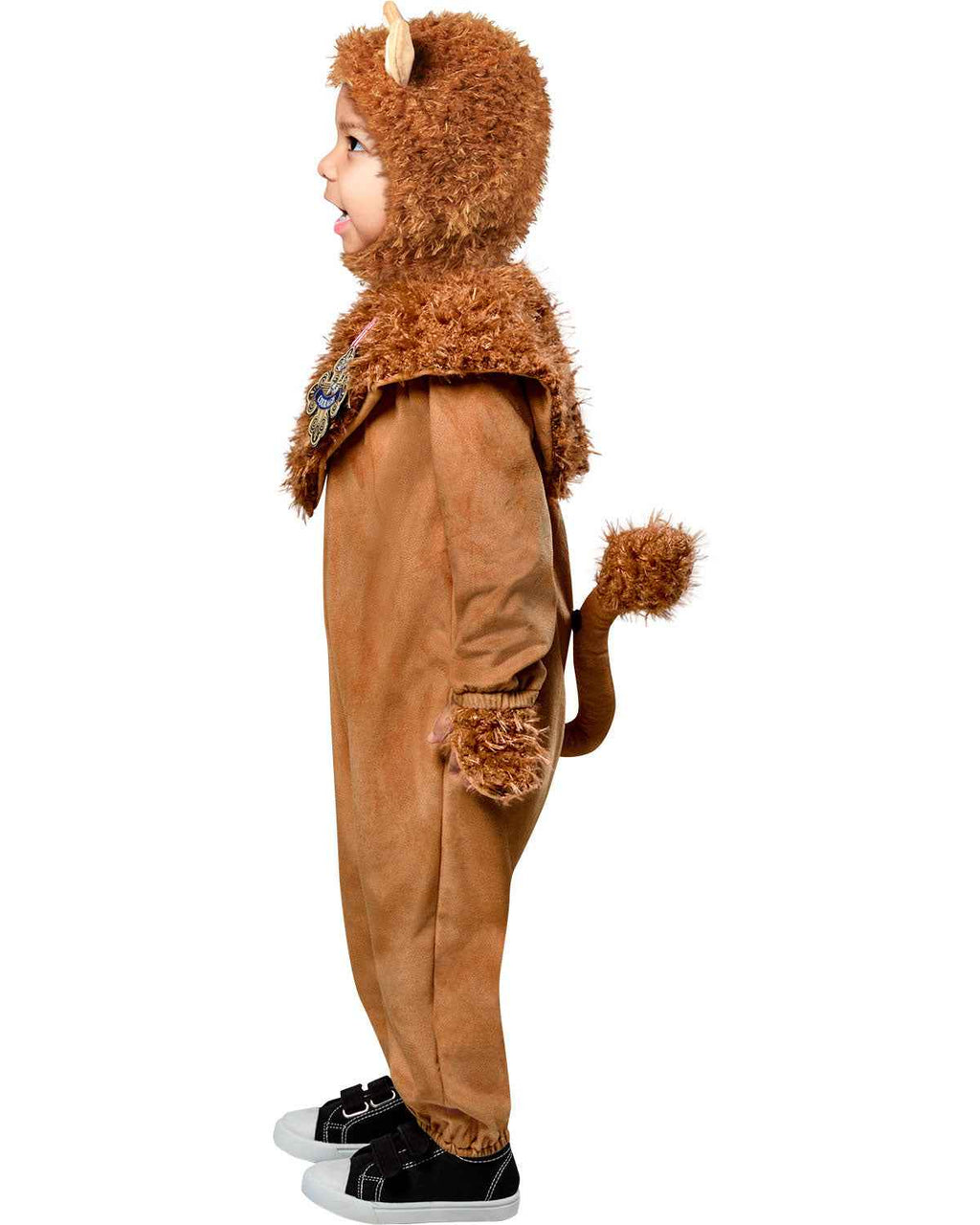Wizard of Oz Cowardly Lion Plush Jumpsuit and Headpiece Costume Toddler