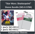 "Star Wars: Shatterpoint" Compatible Card Sleeve Bundle (8814 x 1 + 8832 x 1)