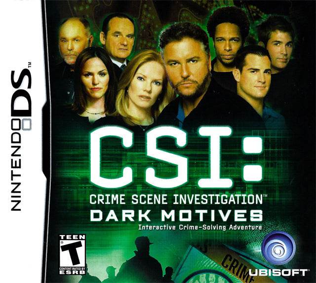 CSI: Crime Scene Investigation: Dark Motives (Nintendo DS) - Game Manual Only