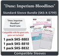 "Dune: Imperium- Bloodlines" Compatible Card Sleeve Bundle (8803 x 1, 8810 x 1, 8832 x 1)
