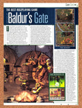 1999 Baldur's Gate The Best Roleplaying Game Original Ad vr2
