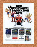 1993 Street Fighter Genesis Original Ad