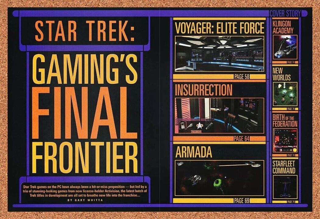 2001 Star Trek Voyager PC Original Ad v2