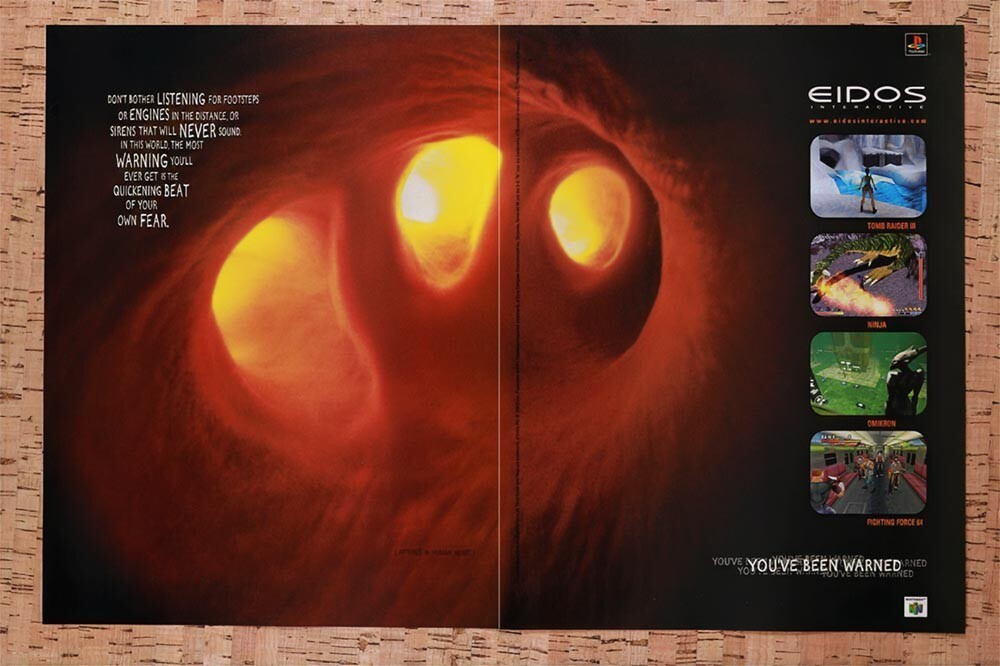 1998 Eidos N64 Games Original Ad v7