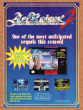 1993 ActRaiser 2 SNES Original Ad v2