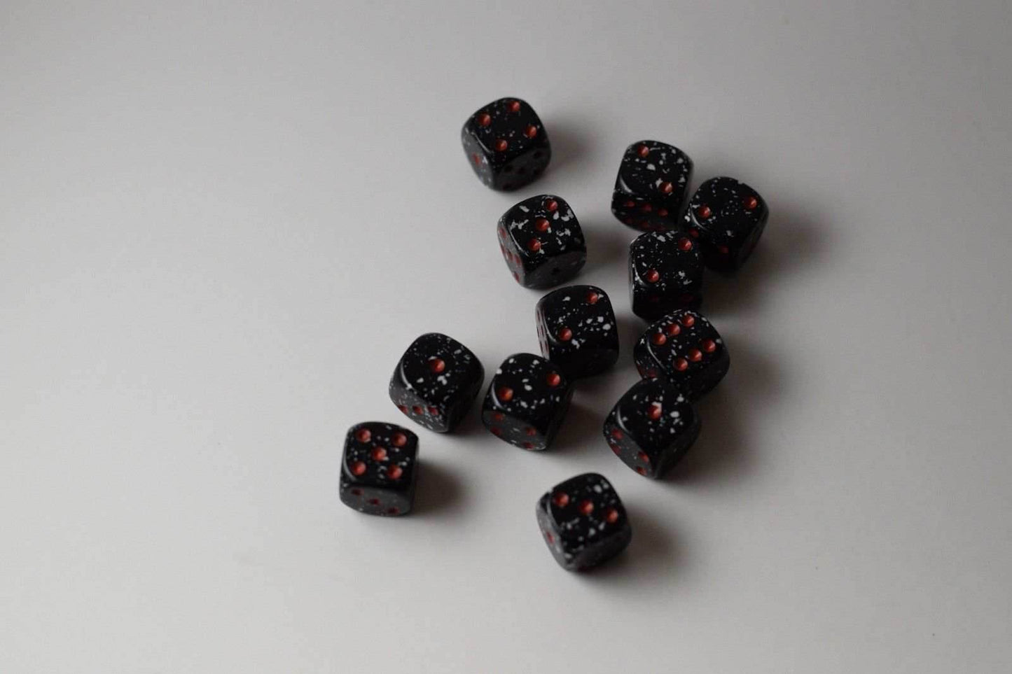 Space Speckled 12mm Dice pipped - 