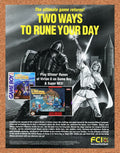 1994 Ultima Runes Of Virtue II SNES Original Ad
