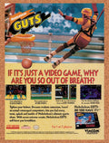 1995 Nickelodeon GUTS SNES Original Ad v1