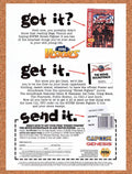 1995 Street Fighter Movie Soundtrack Order Form Original Ad v1