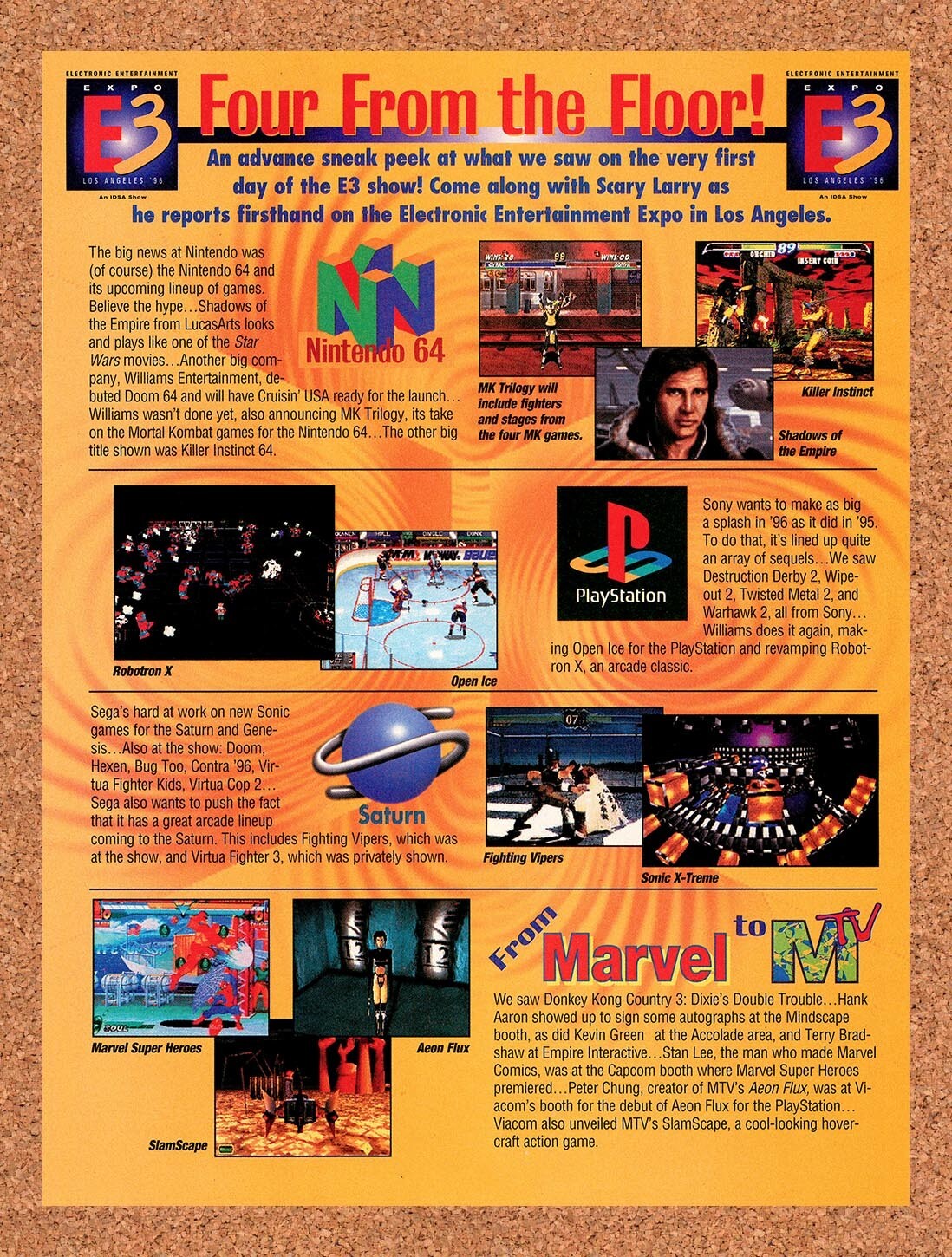 1997 E3 Expo Los Angeles Original Ad v8
