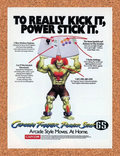 1994 Capcom Fighter Power Stick Street Fighter Original Ad v1