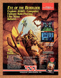 1991 Advanced Dungeons & Dragons Eye Of The Beholder Amiga Original Ad v2