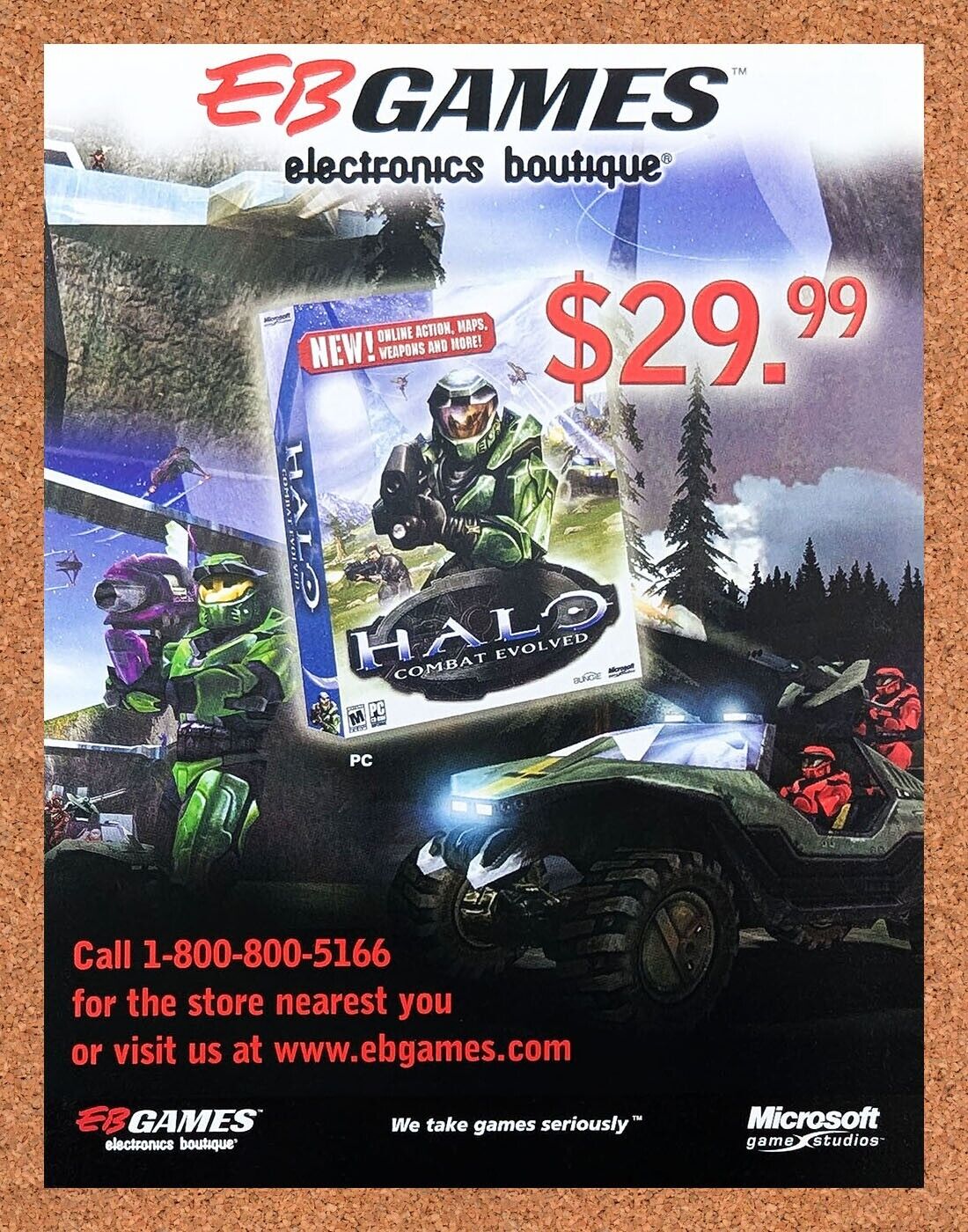 2006 Halo Combat Evolved PC Original EB Games Ad v2