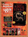 1996 Mortal Kombat Movie VHS Rebate Original Ad v2