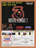 1995 Mortal Kombat 3 Order Form Original Ad v9