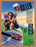 1989 Techno Cop Amiga Original Ad v1