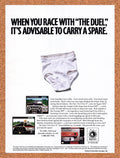 1993 The Duel Test Drive 2 SNES Original Ad v1