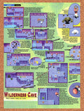 1995 Beyond Oasis Wilderness Cave Map Original Ad v3