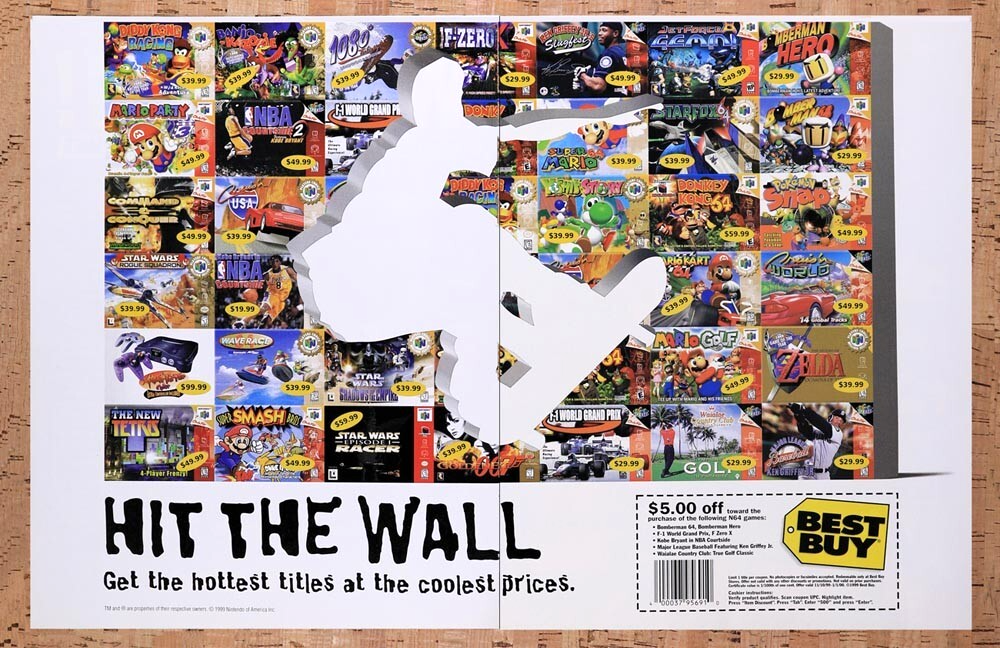 1999 Best Buy N64 Games Rebate Original Ad v5