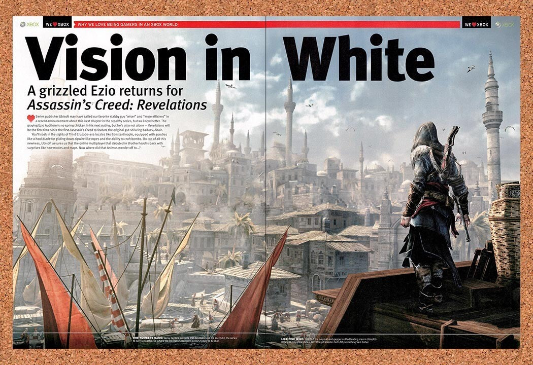 2011 Assassin's Creed Revelations Xbox 360 Review Original Ad v3