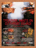 1996 Cutthroat Island SNES Original Ad v1