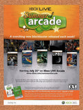2010 Microsoft Xbox Live Summer Of Arcade Original Ad v6
