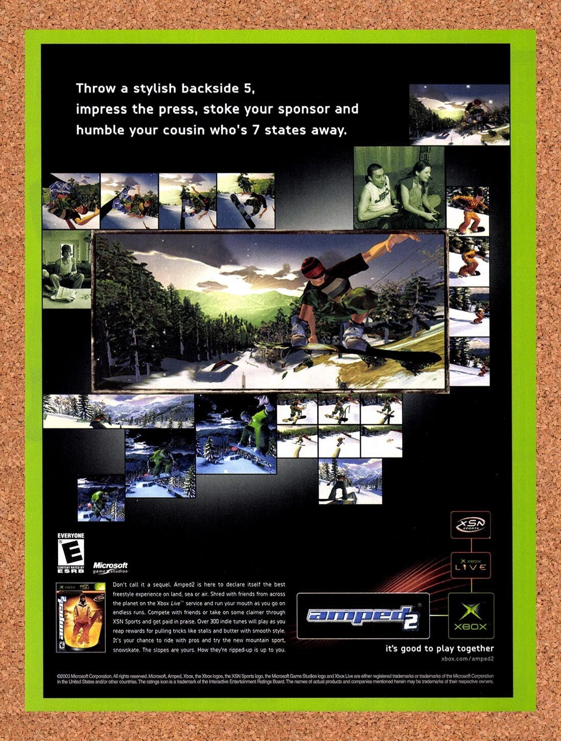 2003 Amped 2 Xbox Original Ad v1