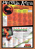 1994 Arcade X-tra Mortal Kombat II Virtua Fighter Original Ad v2