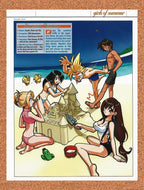 2000 Final Fantasy Swimsuit Special VII & VIII Original Ad vr1