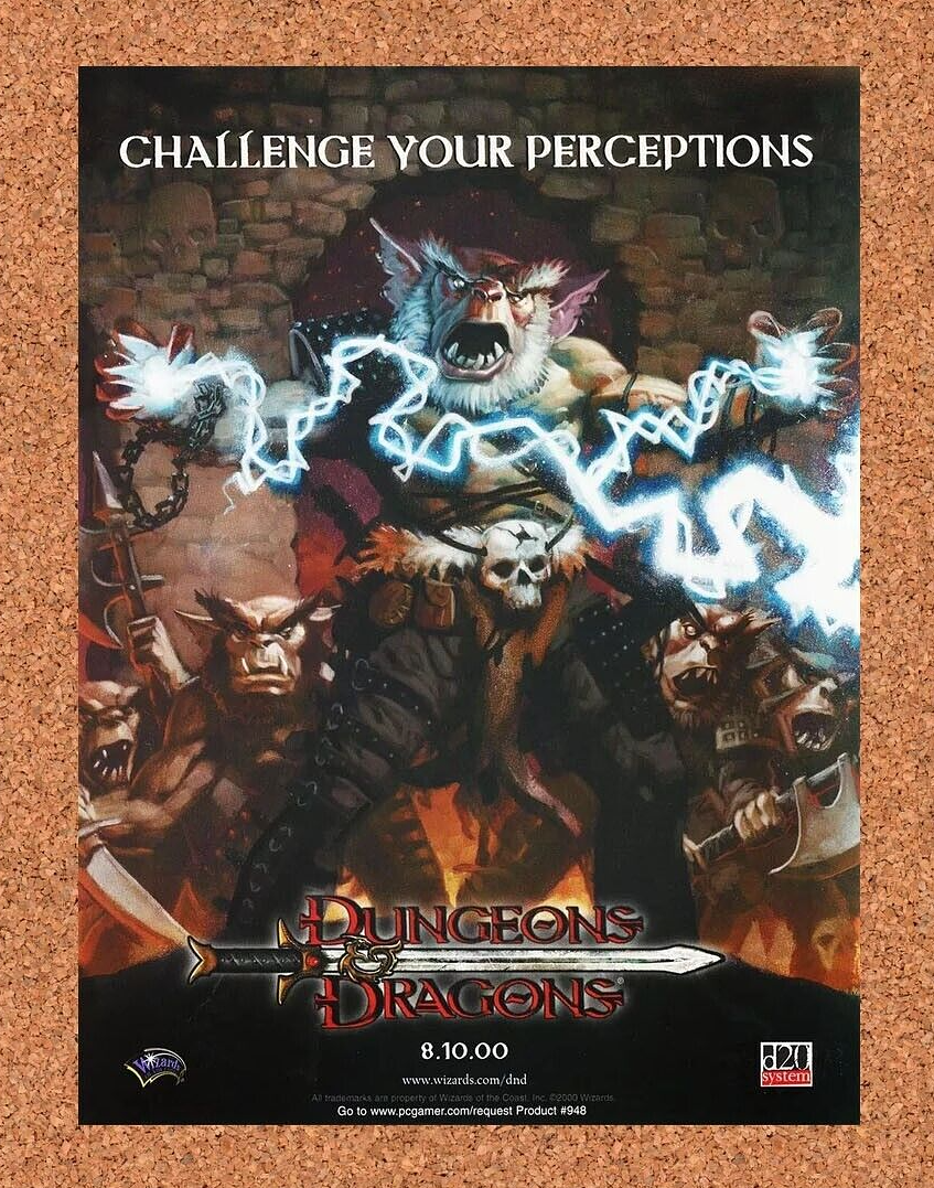 2002 Dungeons & Dragons PC Original Ad v3