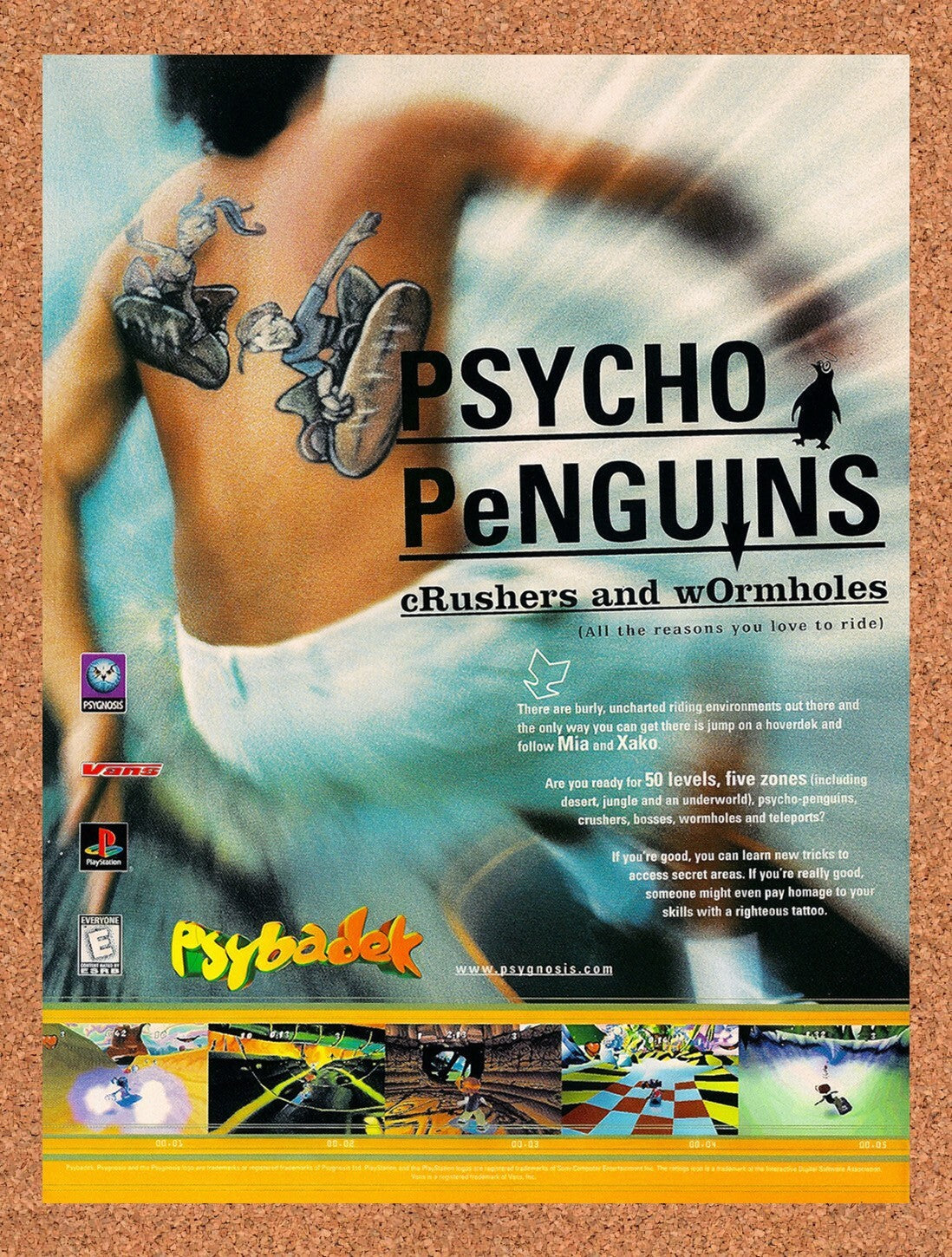 1998 Psybadek PS1 Original Ad v1