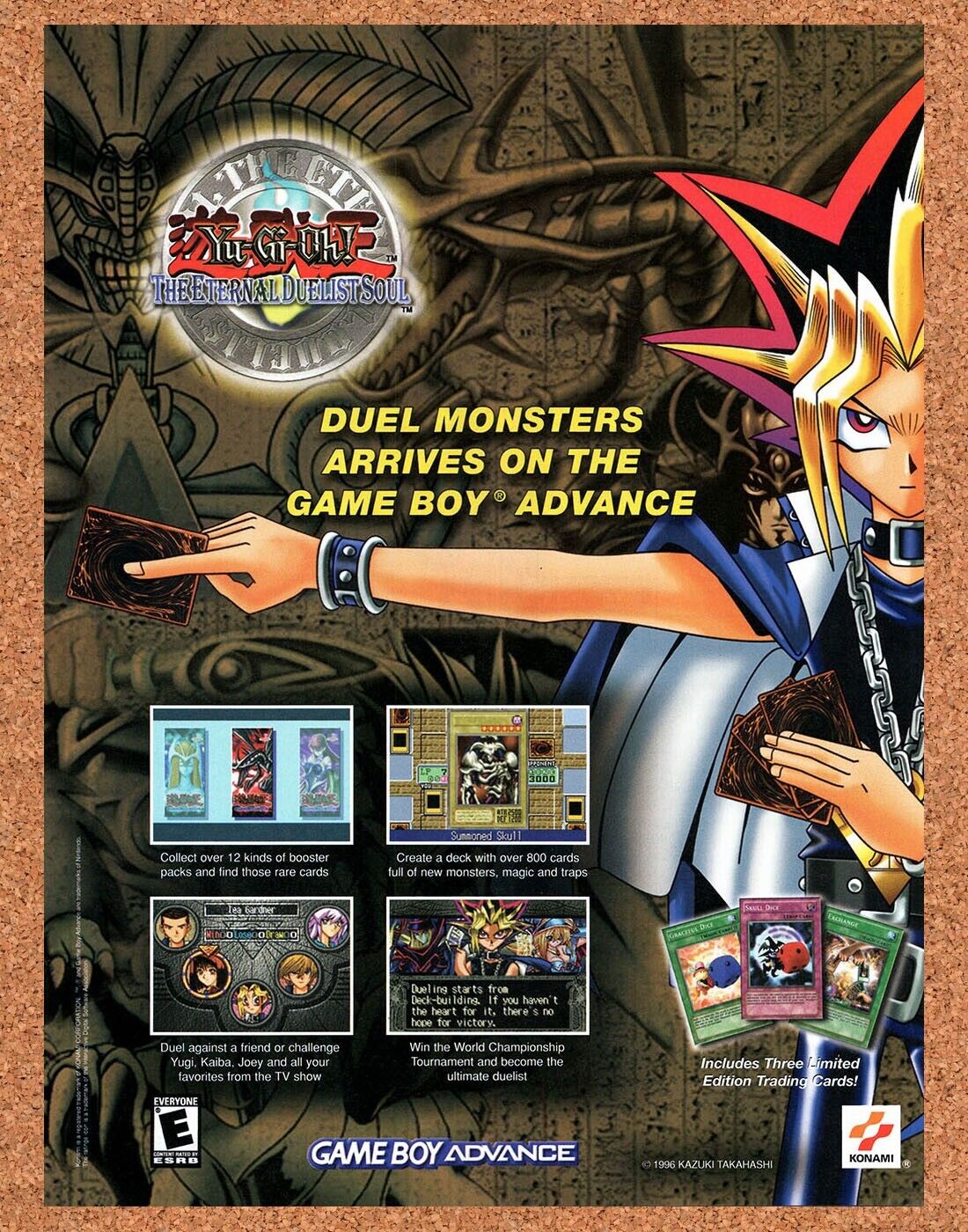2003 Yu-Gi-Oh The Eternal Duelist Soul GBA Original Ad v1