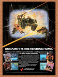 1988 Konami Commodore 64 Arcade Games Original Ad v1