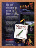 1996 Nemesis The Wizardry Adventure PC Original Ad v1