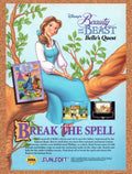 1993 Beauty And The Beast Belles Quest Genesis Original Ad v1