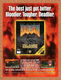 1995 Ultimate Doom Thy Flesh Consumed PC Original Ad v1