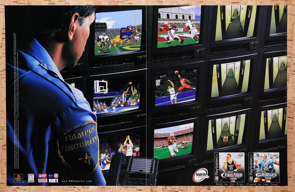 1999 989 Studios Sports Games Original Ad v4