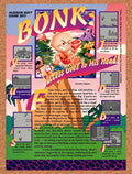 1993 Bonk's Adventure Game Boy Original Ad v3