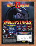 1994 Mortal Kombat II SNES Original Sweepstakes Ad