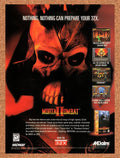 1995 Mortal Kombat II Sega 32x Original Ad v8