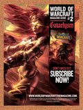 2010 World Of WarCraft Magazine Cataclysm Original Ad v1