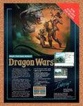 1990 Dragon Wars MS-DOS Original Ad v1