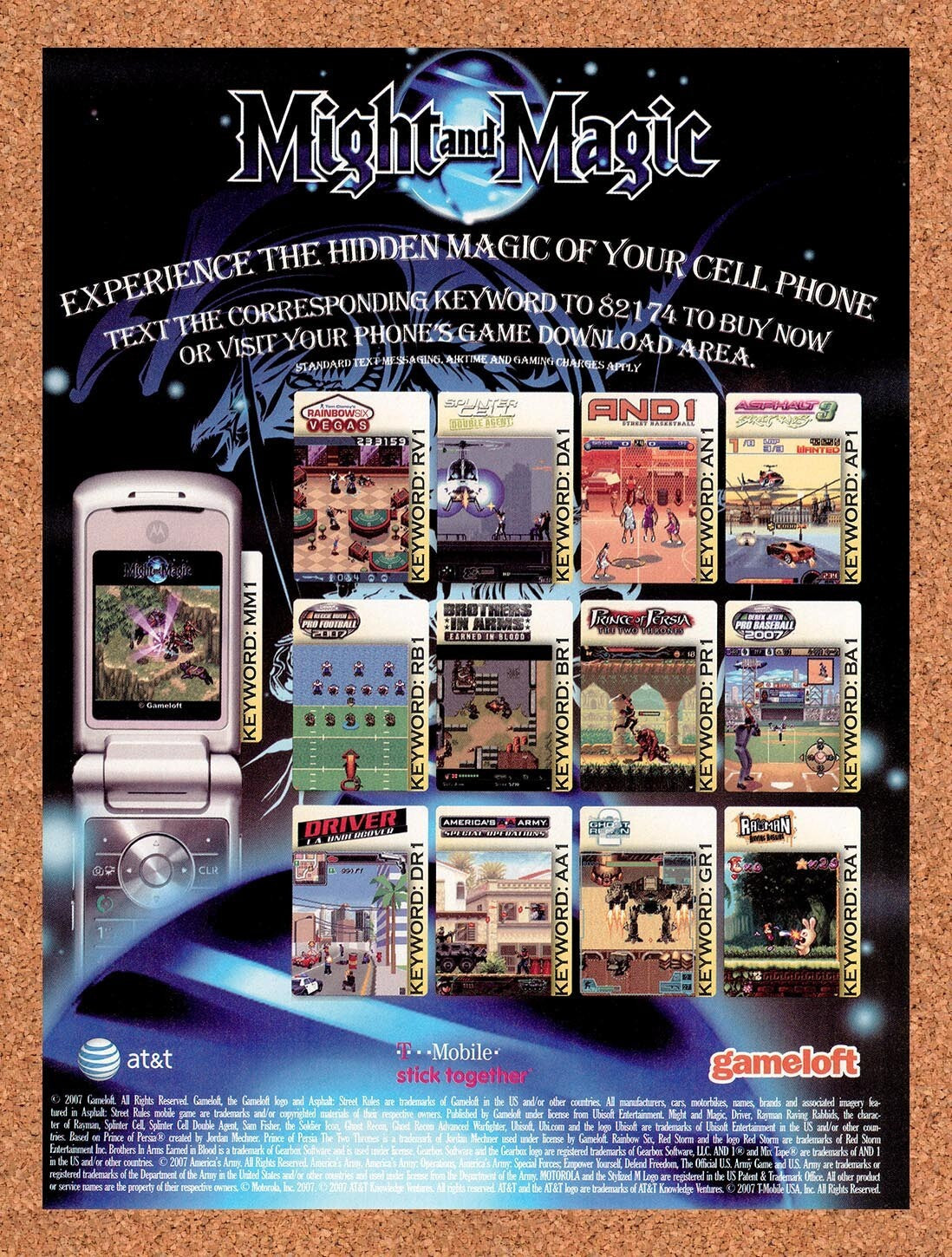 2007 Might And Magic GameLoft Original Ad v3