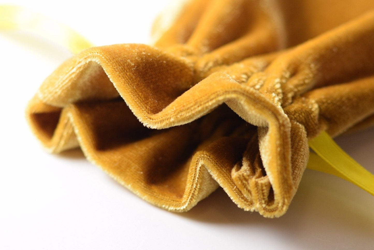 Gold Large Soft Velvet 4" x 6" Gift Bag Cards RPG Game Dice Bag Counter Pouch