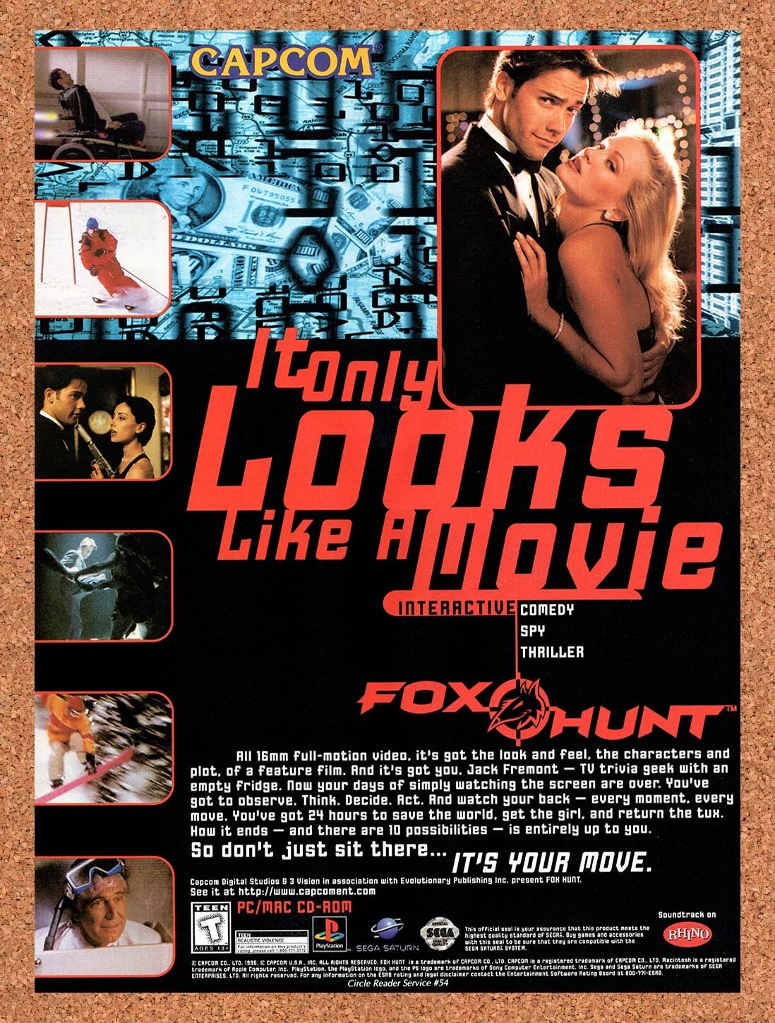 1996 Fox Hunt PC Original Ad v1