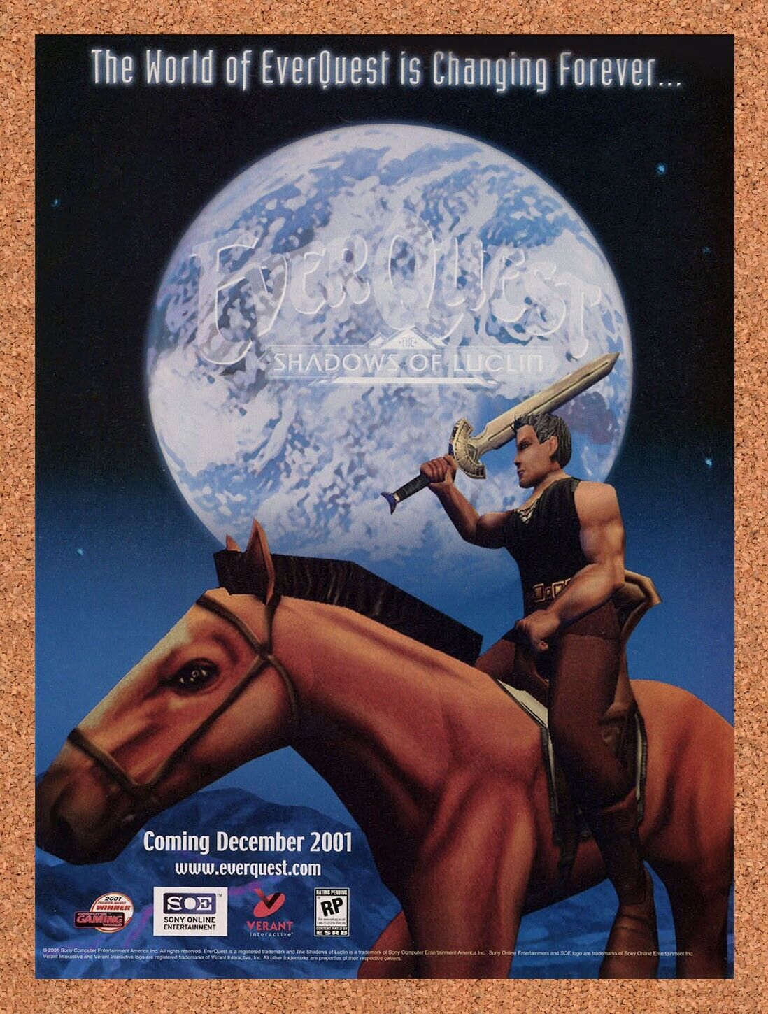 2003 EverQuest Shadows Of Luclin PC Original Ad