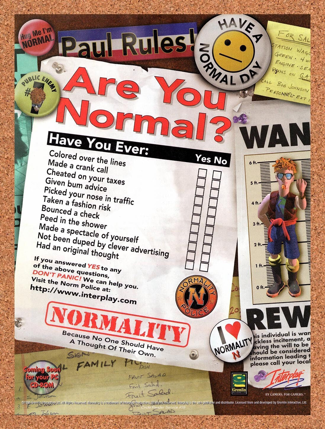 1996 Normality PC Original Ad v2